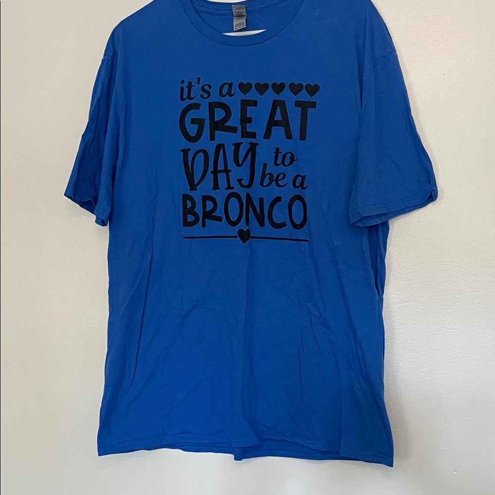 Gildan Blue Graphic Tee - Great Day Design